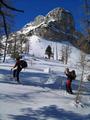 Ingrid bt Spitzkehren vor dem Eisernen Bergl (1.955)