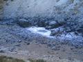 Der Blaue See - weder das eine noch das andere: Eine Bergsteigerin am Gipfel versicherte mir, dass hier normalerweise tatschlich ein Seelein liegt.