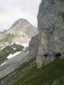 Nachdem es in den Tauern bereits donnert, steige ich nicht mehr auf den Sinabell auf, sondern nehme die Abk�rzung am Fu� der Sinabell-S�dwestwand