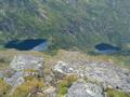 Am Vockentalspitz. Tiefblick zum Obersee und Httensee (siehe Tour vom 30.07.2005)