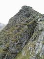 Blick zurck ber den Nordgrat zum Vockentalspitz