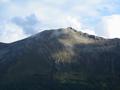 Blick zum Suleck mit dem Schneetalrcken (links) - ein wunderbarer Schitourenberg (siehe Tour vom 23.04.2005)