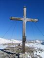 Das Gipfelkreuz am Hirzberg