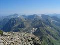 Traumhafte Ausblicke ber viele namhafte Gipfel der Niederen Tauern: Hochwildstelle, Greifenberg, Waldhorn, Kieseck - um nur einige zu nennen