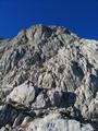 Gut gestufter, griffiger, schner Fels ber die Schusterroute