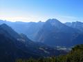 Blick nach Sden zum Knigssee - rechts erhebt sich der Watzmann