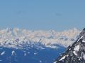 Zoom-Blick in die Hohen Tauern - hier ist es noch wolkenlos