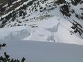 Tiefblick in die Karlscharte - ber sie erfolgt der Aufstieg zur Schoberspitze