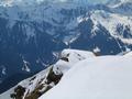 Tiefblick ins Donnersbachwalder-Tal und die Riesneralm-Schipisten (rechts)