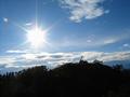 Tiefstehende Sonne auf der Scharwandspitze