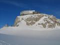 Die Dachstein-Gletscherbahn Bergstation Hunerkogel