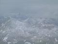Der Gipfelblick von der Lungauer Kalkspitze in die Bergwelt um Obertauern war durch den Nebel leider eingschrnkt