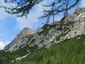 Ein erster Blick auf den Groen Miesberg (ganz links)