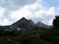 Blick nach Westen - Wasenspitze, Sinabell, Eselstein (von links vorne nach rechts hinten - siehe auch Tour vom 25.06.2005)