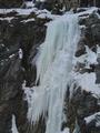 10 Meter hohe Eiswand in den fen