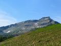 Blick nach Westen bei der Auffahrt zur Bergalm