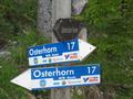 Die Route ist fast durchgngig gut beschildert - lediglich von der Bergalm nach Hintersee vermit man die blauen Tafeln (die Schilder sind dort grngelb)