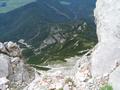 Tiefblick zur Wiechenthalerhtte
