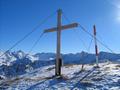 Das Gipfelkreuz am Riesner Krispen