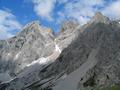 Blick zu den westlichen Auslufern des Dachsteingebirges
