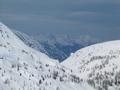 Blick bers Salzsteig Joch nach Obersterreich