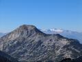 Blick hinber zum Elm - meinem Nachmittagsziel. Dahinter leuchtet der Gletscher des Dachstein herber.