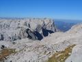 Blick hinber zu den Gipfeln der sogenannten 