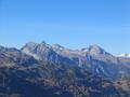 Blick nach Sdwesten: Faulkogel (rechts) und Mosermandl (links im Hintergrund)