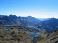 Blick ber die vielen knstlichen und natrlichen Seen ber Obertraun