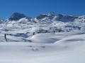 Das weite Dachsteinplateau - hier erfolgt der Aufstieg der 