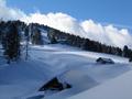 Die Stoderalm - hinten (Bildmitte) die Br�nnerh�tte