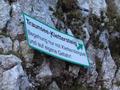 Ein neuer, sehr schwieriger Klettersteig (Schwierigkeit D) zweigt bei ca. 1.500 Meter Höhe vom Hernlersteig ab