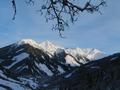 Kurz vor der Rckkehr zum Auto - Blick in die Bergwelt vom Riedlerzinken bis zum Eiskarspitz.