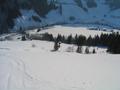 Start im Rauriser Tal beim Agerwirt. Anfangs geht es ca. 200 Hhenmeter ber steile Wiesen westwrts bergauf. Blick hinunter ins Rauriser Tal.