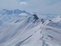 Blick am Sdgrat entlang zum Hirschkopf