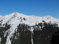 Hochrettelstein (links) und Seekoppe (rechts) - 2 groe Winter- und Sommerberge, die ich am 23.10.2005 besucht habe.