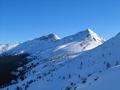 Blick zu Seitnerzinken (links) und Schrattnerkogel (rechts) - meine Nachmittagsziele.