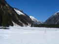 Zurck beim zugeforenen Schwarzensee