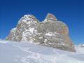 Vom Hunergkogel brechen wir Richtung Westen zu den Dachstein-Dirndln auf.