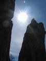 ...zwischen faszinierenden Felsen hindurch ...