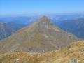 Blick zur Groen Kesselspitze im Norden - im Hintergrund der Grimming.