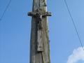 Ein Kreuz am Kreuz.