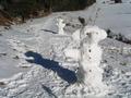 Zusammengekratzt aus den sprlichen Resten der Schneeflle von vergangener Woche.