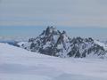 Blick zu den zerklfteten Felswnden der Kampspitze