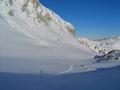 Einsame Spur in der weiten Hochfl�che