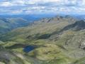 ... hinunter zum Glansee mit der am linken oberen Rand liegenden Feldnerhtte.