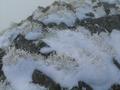 Oberhalb von 2.400 Meter Hhe ging der leichte Nieselregen in Schneefall ber - und ab ca. 2.550 Meter bleibt der Schnee liegen