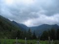 Immer wieder hoffe ich auf ein Aufreissen der Wolken um vielleicht doch noch das eine oder andere Hgelchen mitzunehmen - aber ein Blick nach Norden in die Schladminger Tauern verheit nichts Gutes ...