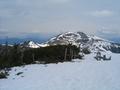 Meine weiteren Tourenziele liegen klar und deutlich vor mir: Ahornkogel (links) - Saukarkopf (Mitte) - danach ein namenloser Fels - rechts im Hintergrund das Grieenkareck