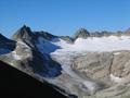 ... aber mindestens ebenso hufig schweift der Blick Richtung Westen zum Goldbergkees, sdstlich des Hohen Sonnblick ...